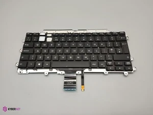 Teclado retroiluminado para computadora portátil Dell Latitude 5300 del Reino Unido teclas individuales con bisagras y gomas - Imagen 1 de 2