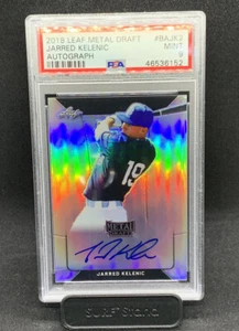 2018 Leaf Metal JARRED KELENIC Silver Prismatic Auto RC Mariners PSA 9 Mint - Picture 1 of 6