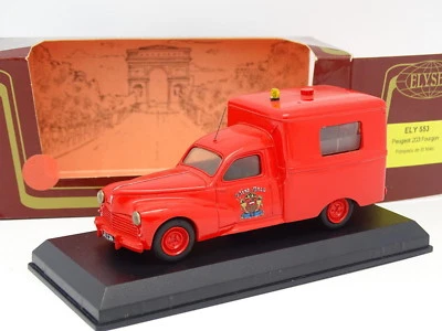Elysée Resina 1/43 - Peugeot 203 Furgone C8 Pompieri Saint Malo - Immagine 1 di 2