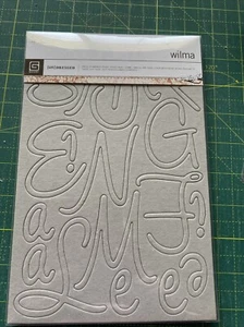 scrapbooking embellishments-Basic Grey Chipboard Letters/new - Picture 1 of 2