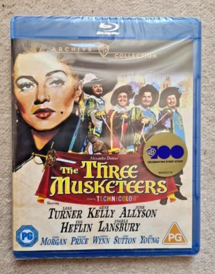 BLU-RAY THE THREE MUSKETEERS       ARCHIVE COLLECTION NEW SEALED UK STOCK - Image 1 of 2