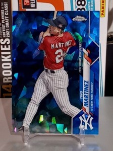 2020 Topps Chrome Sapphire Tino Martinez Home Run Derby SP #U-122 Yankees!