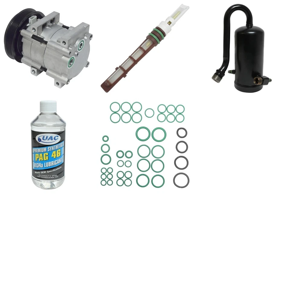 适用于 1990 - 1992 年福特野马 4.9 升 L6 空调压缩机套件 UAC 1991 — 第 1/1 张图片