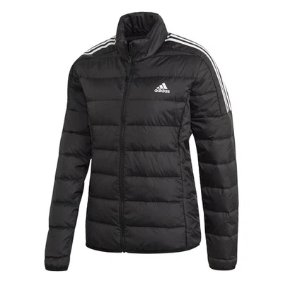 Chaqueta acolchada de plumón Adidas Essentials para mujer talla grande GH4593 negra Foto 1 de 4