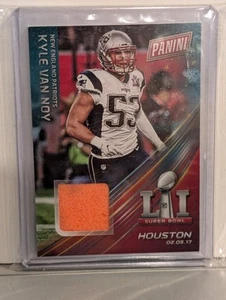 Kyle Van Noy Super Bowl LI Game Used Pylon Panini Black Friday Patriots SB-4 - Picture 1 of 2