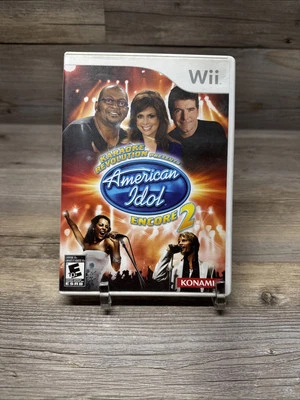 KARAOKE REVOLUTION PRESENTS: AMERICAN IDOL ENCORE 2 NINTENDO WII GAME - Image 1 of 3