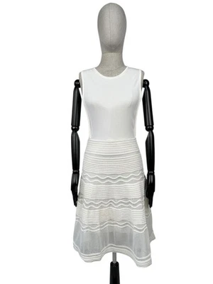 Mini vestido para mujer Missoni jersey blanco línea A talla 42 Foto 1 de 4