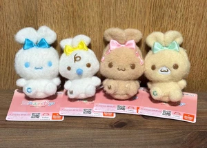 Cinnamoroll Milky Boa Mimi Musubi Maskottchen VOLLSTÄNDIGES SET 4-teilig Sanrio Preis Neu mit Etikett SELTEN - Bild 1 von 2