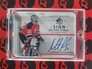 2007-08 Martin Brodeur Sign Of The Times SP Authentic #ST-MB Upper Deck UD - Bild 1 von 2