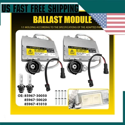 2PCS For Lexus ES300 ES330 GS430 IS300 RX350 Xenon Ballast Igniter HID D2S Bulbs - Image 1 of 4