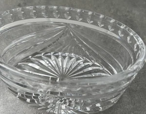 WATERFORD Crystal Overture Oval Box with Lid Trinket Box - Picture 1 of 5