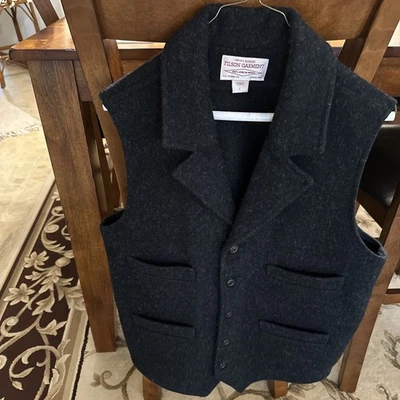 vintage Filson wool vest size L - Image 1 of 4