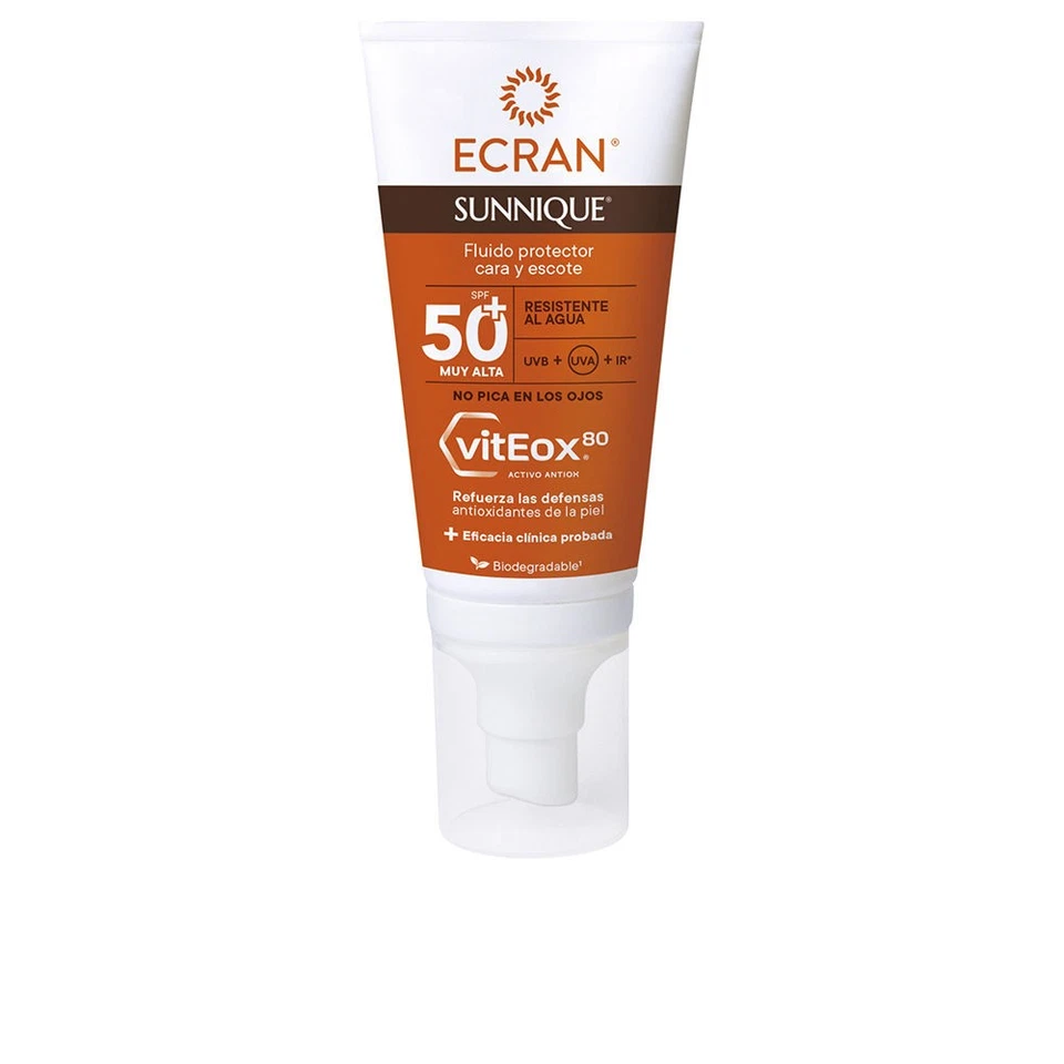 Solaires Ecran women ECRAN SUNNIQUE fluide protecteur visage SPF50+ 50 ml - Photo 1/1