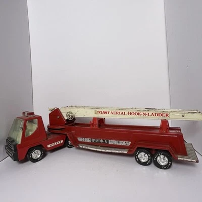 Vintage Nylint Aerial Hook-n-Ladder Fire Truck - 1970s 30.5 Inches - Image 1 of 4