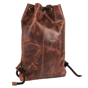 MATADOR Leder Turnbeutel Turntasche Fitnesstasche Gymbag Sportbeutel Vintage - Bild 1 von 5