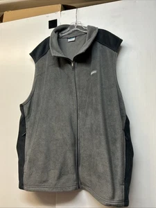Columbia  Fleece Vest Men’s 5XL Gray - Picture 1 of 4