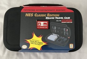 Nintendo NES Classic Mini Edition Official Deluxe Travel Case Black NEW