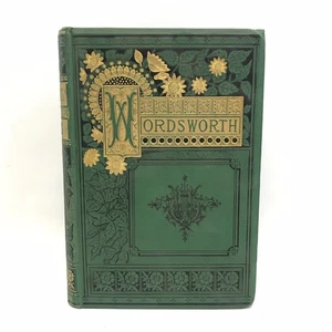 Antique Book The Poetical Works of Wordsworth Crowell & Co. 19th Century 1800s - Imagen 1 de 18