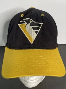 Vintage Starter Pittsburgh Penguins NHL Hat The Classic Black Cap Sz 6 7/8 USA - Picture 1 of 9