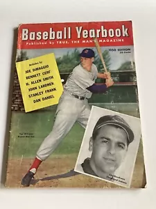1950 Baseball Yearbook - Ted Williams cover - Good Condition - Picture 1 of 22