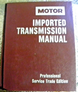 Motor Imported Transmission Manual Professional Service Trade ED 1986-1991 - Picture 1 of 8