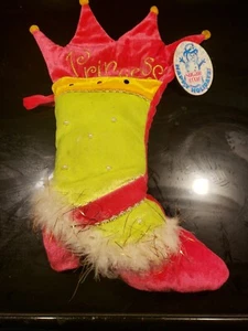 18" Sugar Loaf Princess High Heel Christmas Stocking - Picture 1 of 5