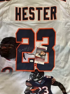 Devin Hester Autographed Custom Portrait Jersey Authentic - Picture 1 of 1