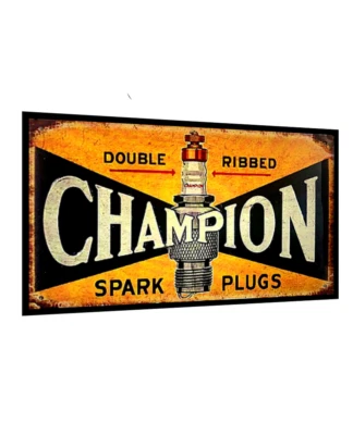 CHAMPION Spark Plug Sticker-New Replica Vintage 70’s 80’s Racing Decal 8 Sizes