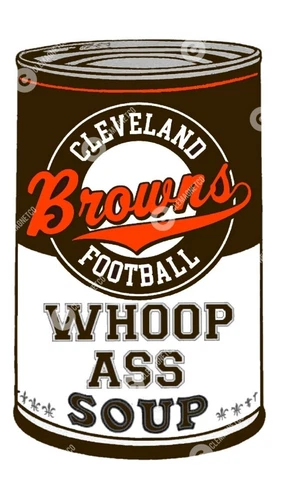 Cleveland Browns Soup MAGNET - Football Ohio CLE Watson Chubb Dawg Pound Cover