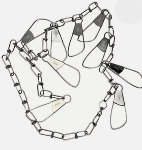 Ozark Trail 40-Inch Standard Chain Fish Stringer, 9 Hook Loops - Picture 1 of 1