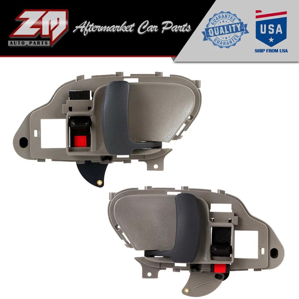 2PCS Door Handle For 1995-1998 Chevy K1500 95-99 GMC K1500 Front Left Inner Foto 1 de 4