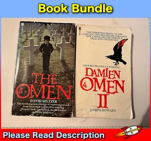 The Omen & Damien Omen II Paperback Book Bundle David Seltzer (1978) USED Futura - Imagen 1 de 15