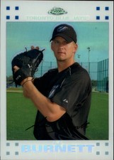 2007 (BLUE JAYS) Topps Chrome White Refractors #123 A.J. Burnett /660