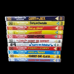 Carry On The Collection DVD-11 DVD’s Sid James Kenneth Williams British Caper - Picture 1 of 14