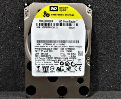 WD6000HLHX Western Digital 600GB 10000RPM 6Gbps  2.5" SATA HDD Hard Drive - Image 1 of 2
