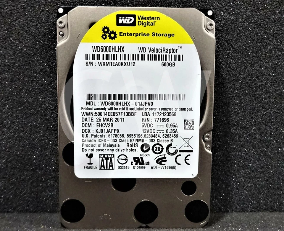 WD6000HLHX Western Digital 600GB 10000RPM 6Gbps  2.5" SATA HDD Hard Drive - Image 1 of 2