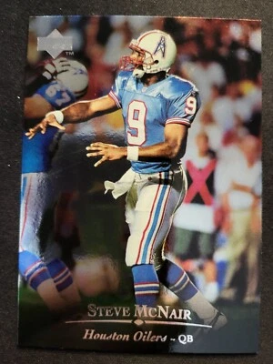 1996 Upper Deck Silver Steve Mcnair Card #132 - Oilers - Image 1 of 2
