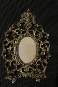 Gilt Brass Mid Victorian Rococo Photo Frame - Picture 1 of 5