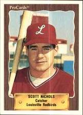 1990 Louisville Red Birds ProCards #404 Scott Nichols