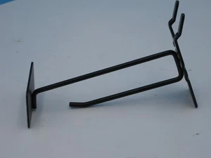 Lot Of 20 5" Heavy Duty Metal Pegboard/Slatewall Scanning Hook With Label Holder - Picture 1 of 6