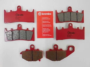 Brembo Bremsbeläge Bremsklötze Bremse vorne + hinten komplett Kawasaki ZX6R 600 - Bild 1 von 1