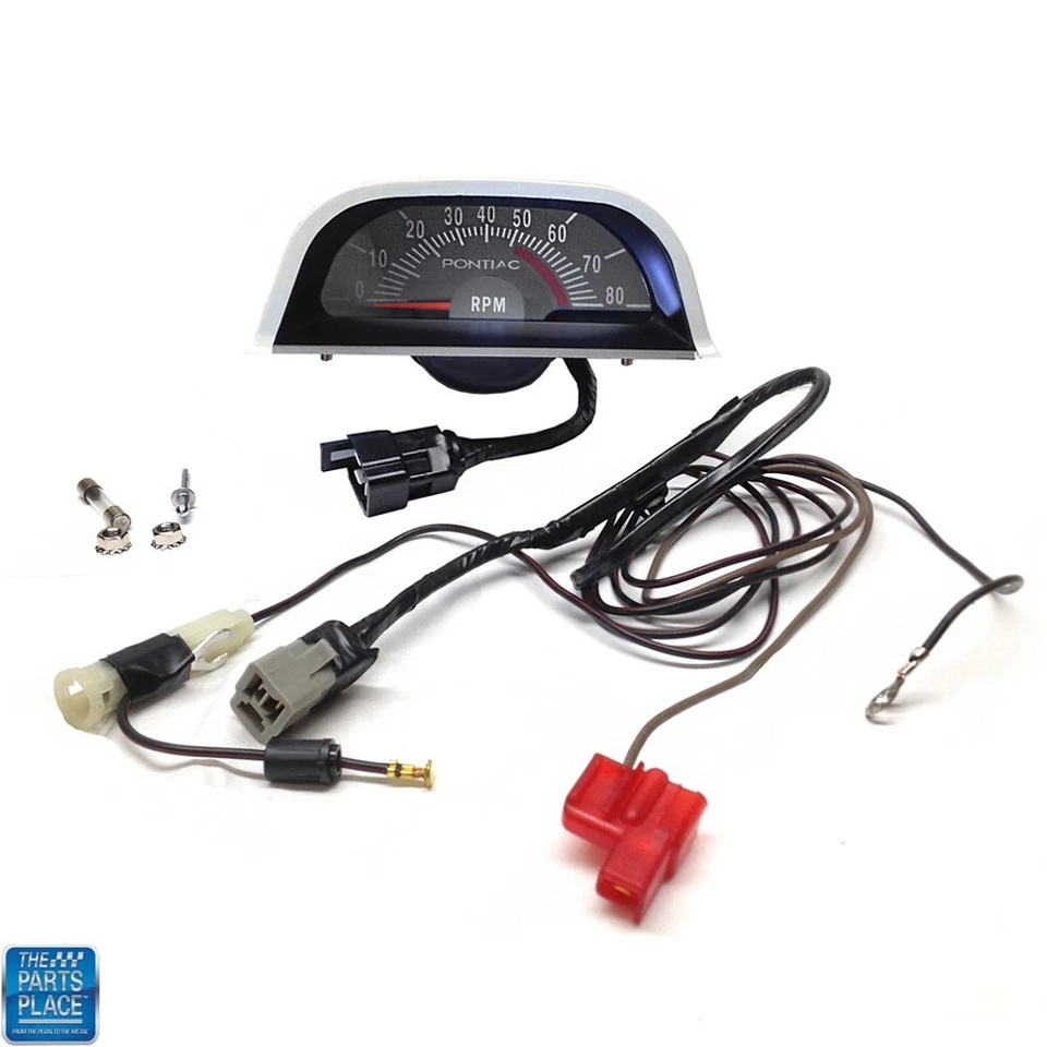 1969-72 Pontiac Ram Air IV RAIV GTO Firebird Hood Tach Tachometer 5100 - Image 1 of 1