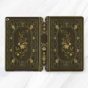 Vintage Old Book Floral Case For iPad 10.2 Air 3 4 5 Pro 9.7 11 12.9 Mini - Picture 1 of 6