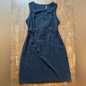 GAP Black Sheath Dress Scoop Neckline Women’s size 14 - Picture 1 of 7