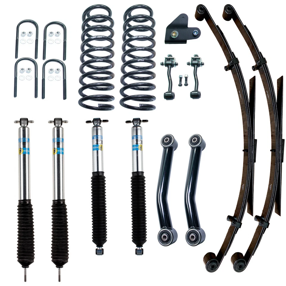 Komplett Fahrwerk +3''=75mm m. Bilstein Dämpfer mit TÜV Jeep Cherokee XJ 84-01 - Bild 1 von 4