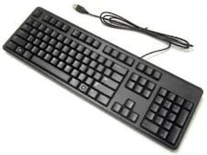 Dell 644G3 Black USB Wired Slim Desktop Keyboard - Picture 1 of 16