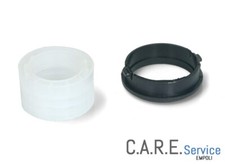 Raccordo a vite e anello clip 1 Bianco 1 Nero per tubo flessibile diametro 40