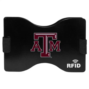 Texas Aggies Wallet RFID Blocking Slim Pocket Money Clip NCAA College Sports Fan - Picture 1 of 4