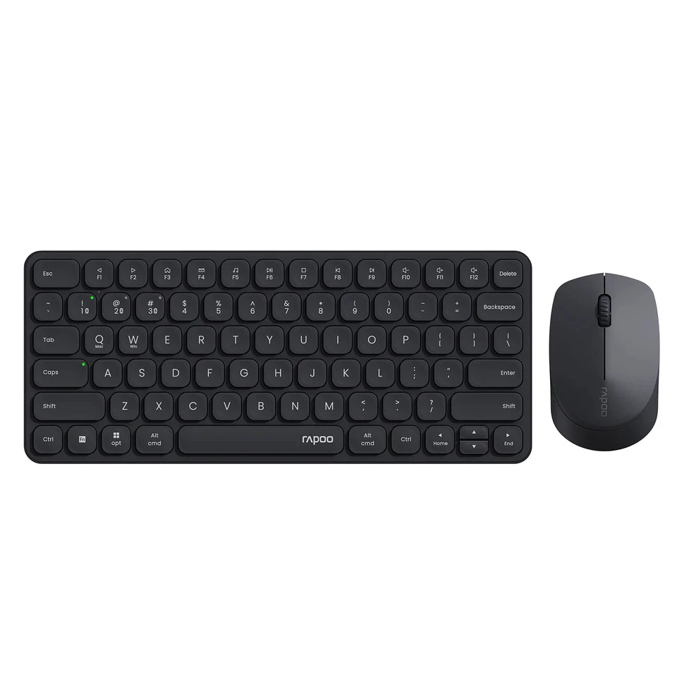 Keyboard and Mouse Combo 2.4G/Bluetooth 5.0/4.0 Wireless Keyboard Mouse Set - Image 1 of 4