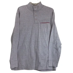 Camisa Timberland Weathergear Henley Para Hombre Mediana Cuello Simulado Gris Manga Larga - Imagen 1 de 4